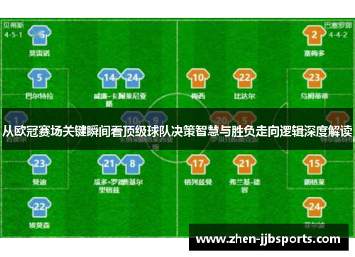 从欧冠赛场关键瞬间看顶级球队决策智慧与胜负走向逻辑深度解读